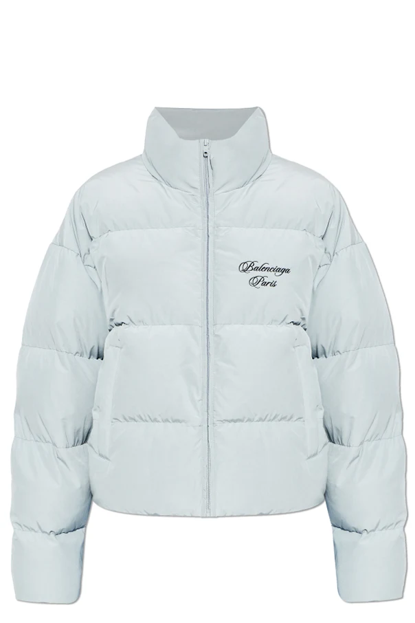 GRAU Steppjacke mit Logo