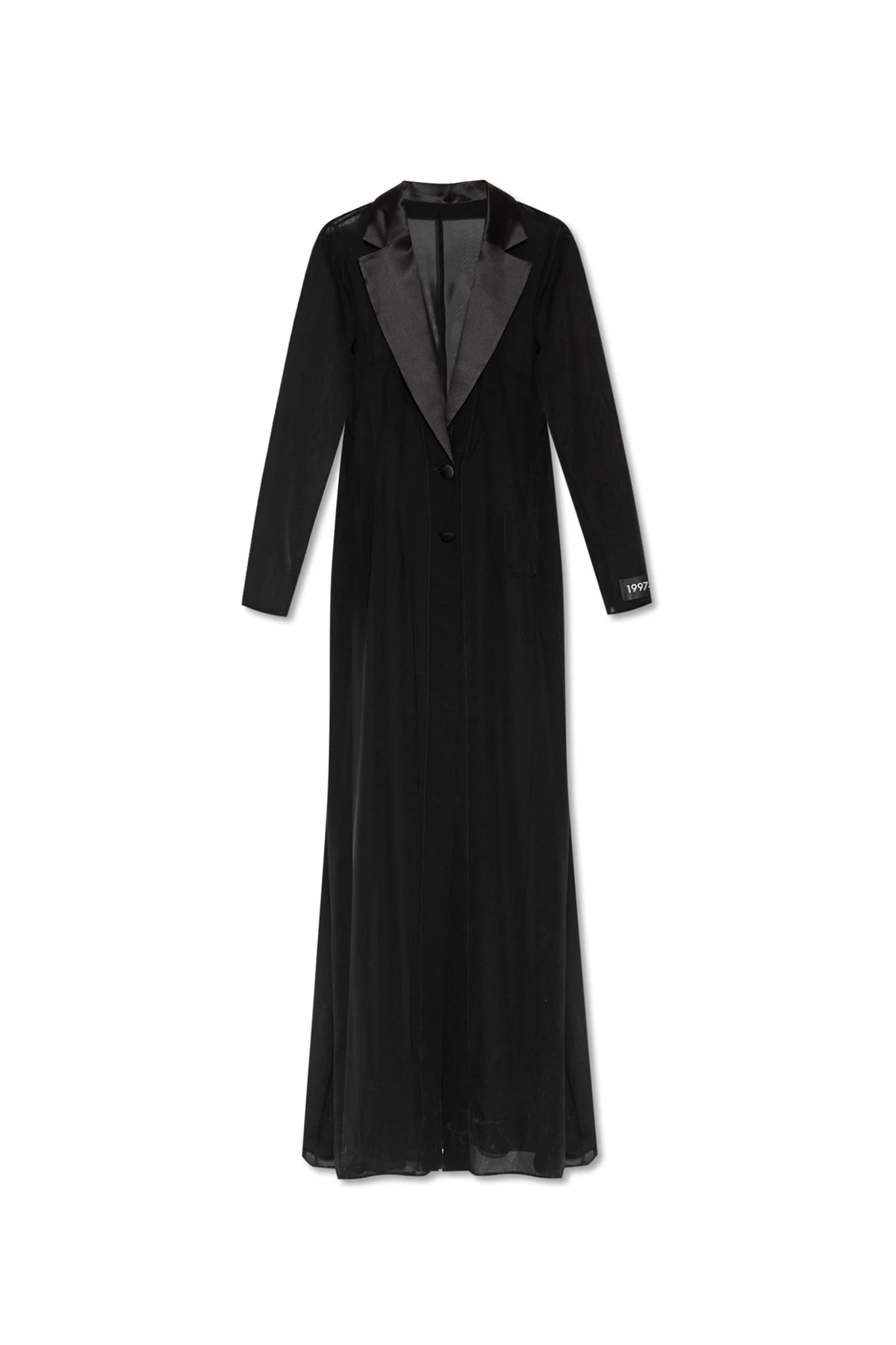‘RE-EDITION 1997-98’ collection coat in silk chiffon