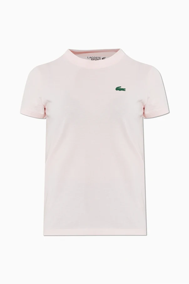 PINK T-shirt with logo patch