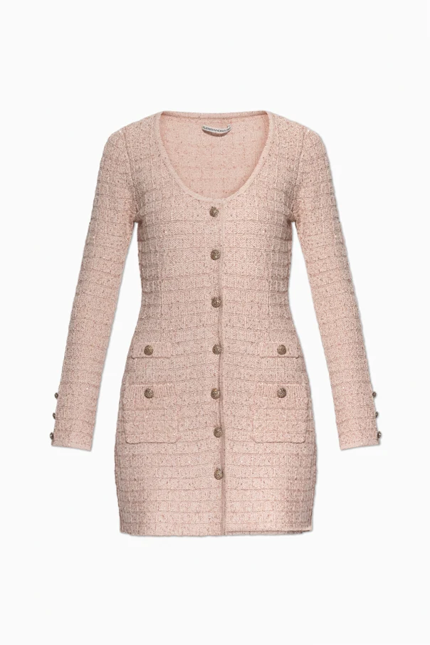 ROSA Kleid mit schimmernden Applikationen