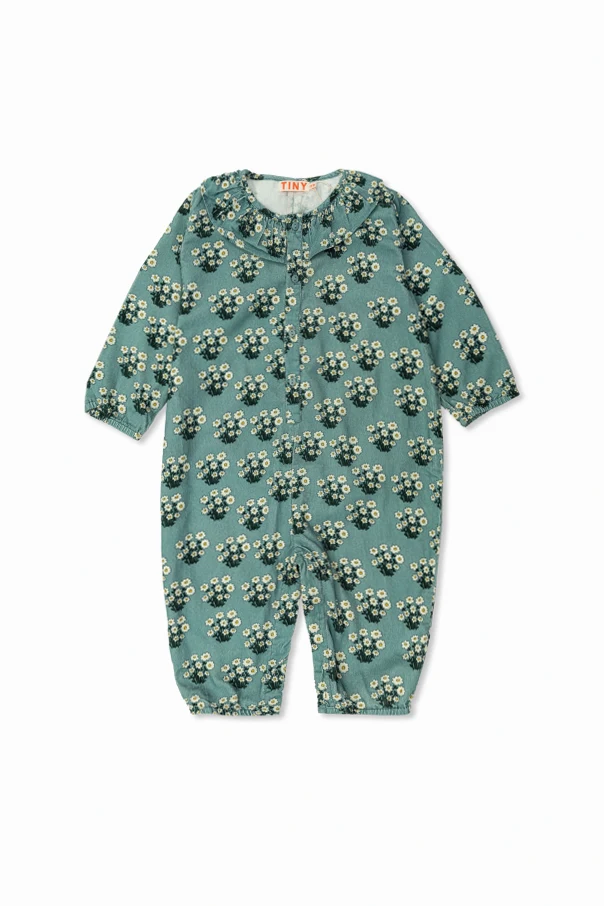 GRÜN Jumpsuit mit Blumenmuster