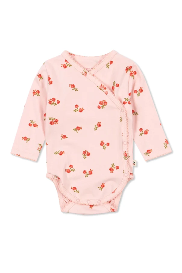 PINK Bodysuit with floral motif