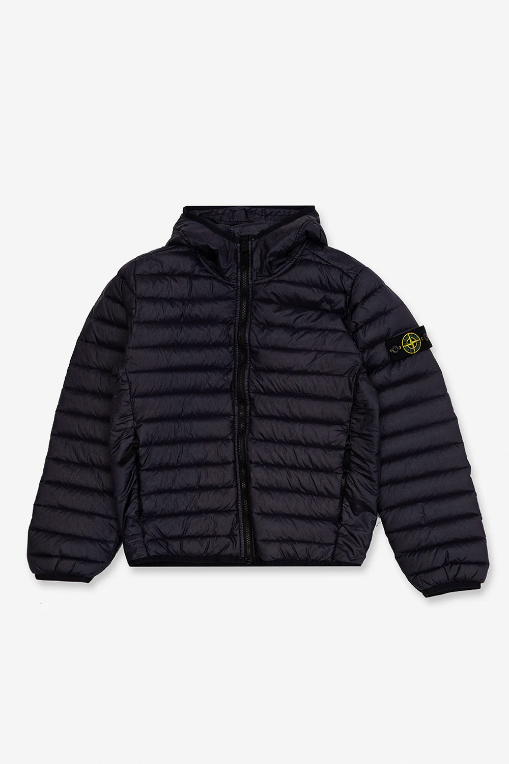 Hooded quilted jacket