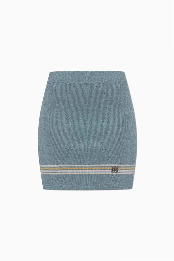 BLAU Rock mit Lurex-Faden