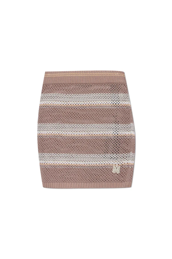 RÓŻOWY Spódnica z logo