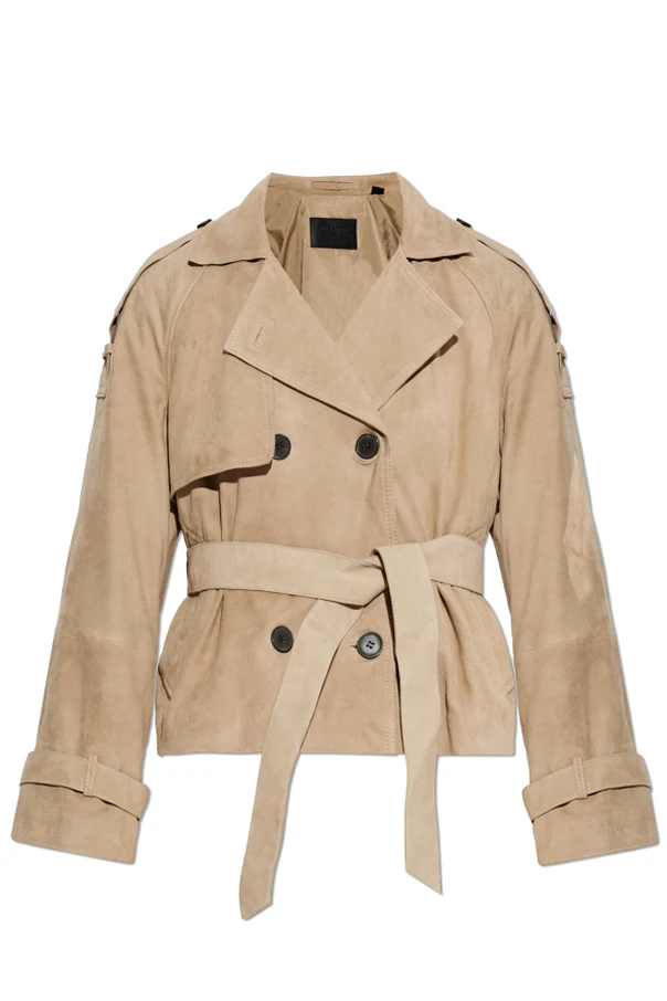 beige 'Reed' suede jacket