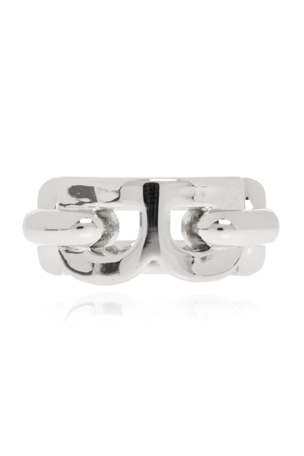 Brass ring with logo