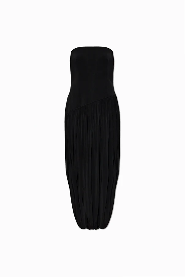 SCHWARZ Ärmelloses Kleid