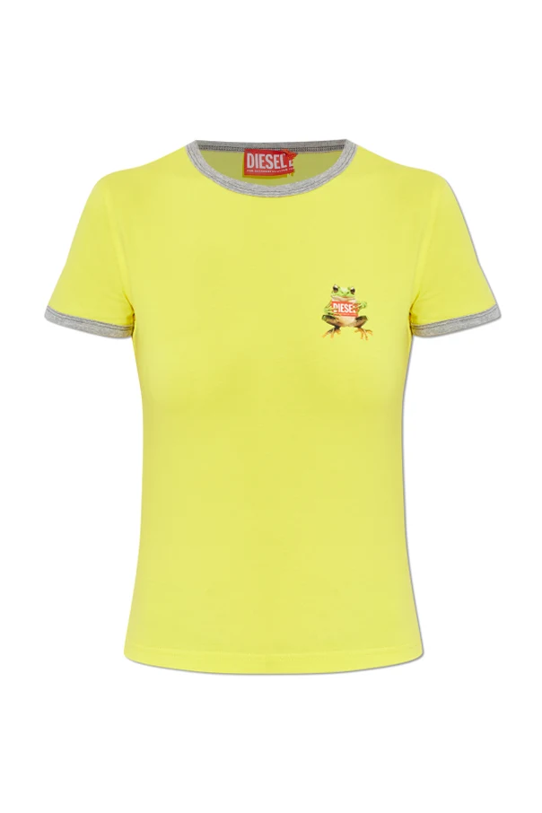 YELLOW  T-shirt `T-UNCUTIES-LONG-S11`
