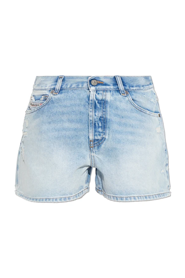 BLUE "DE-HELIOS" denim shorts
