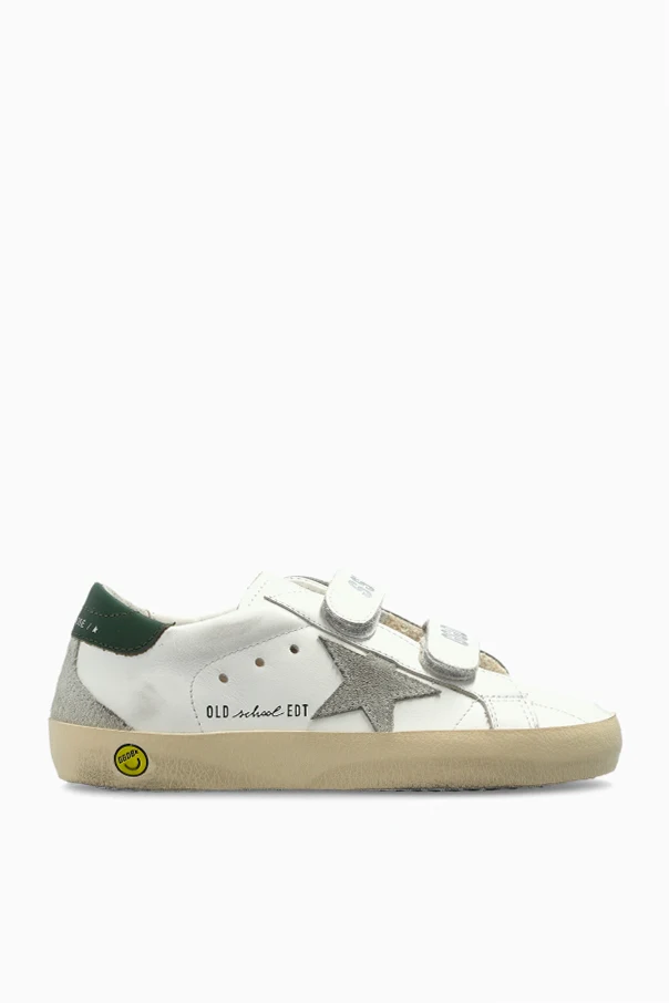 WHITE "Old School Classic With Star" sports shoes