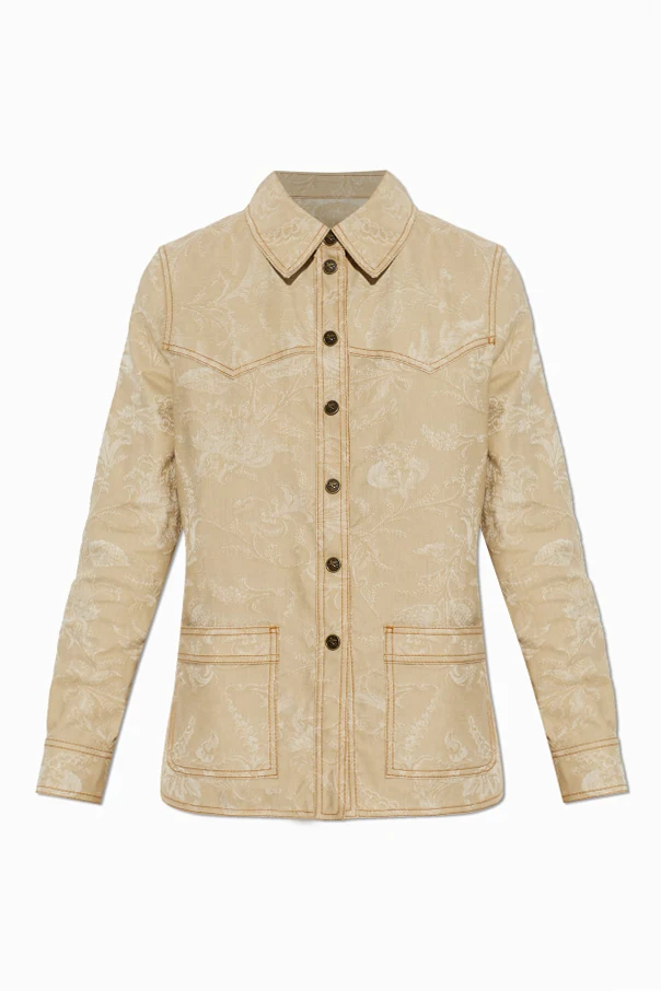 BEIGE Jeanshemd mit Taschen