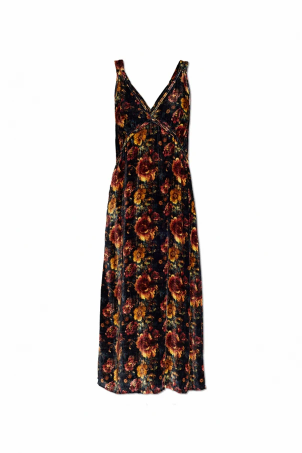 MEHRFARBIG Kleid mit Blumenmuster