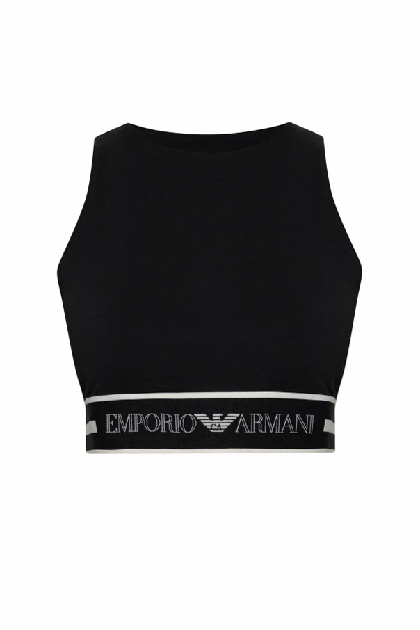 BLACK Sports top with logo