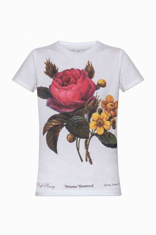 WHITE T-shirt with print