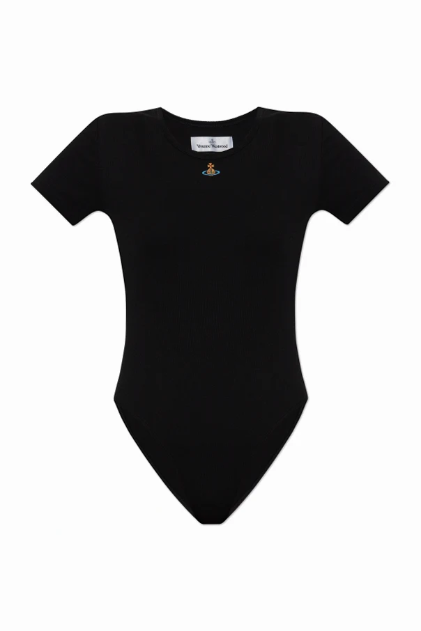 SCHWARZ Geripptes Body