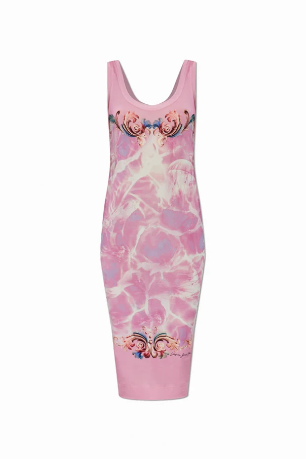 PINK Fitted strappy dress
