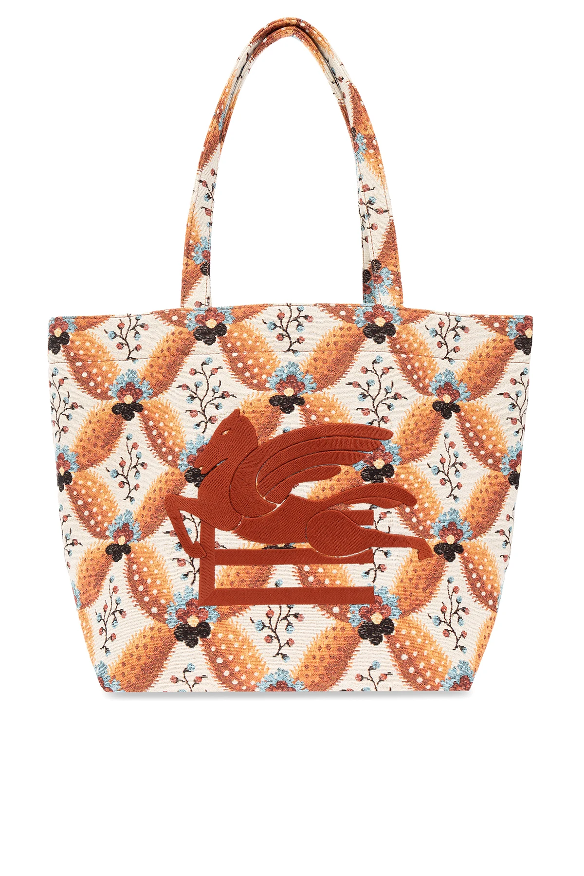 Jacquard shopper bag