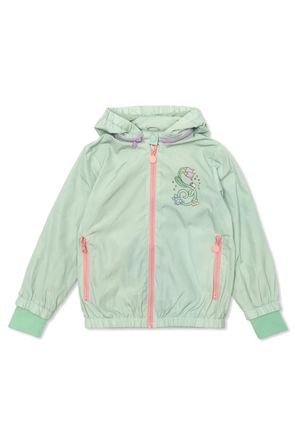 GRÜN Jacke mit Kapuze