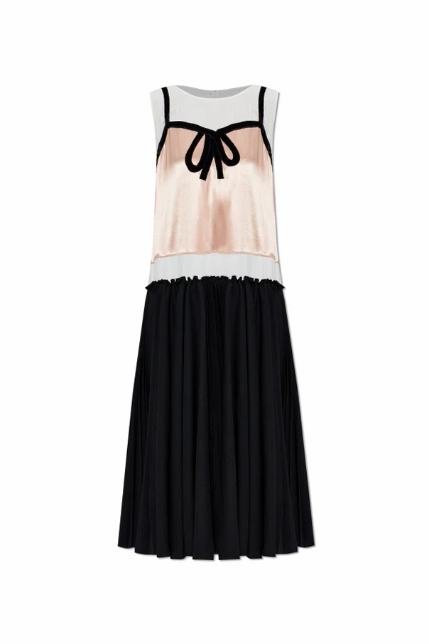 MEHRFARBIG Ärmelloses Kleid