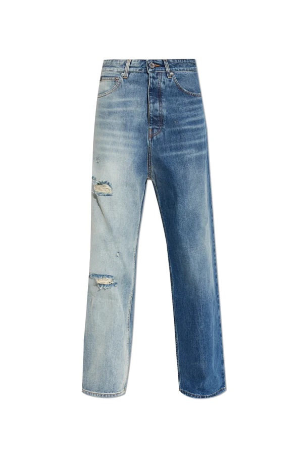 BLUE Jeans with a vintage effect