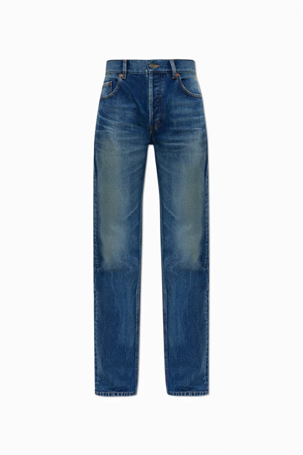 MARINEBLAU Jeans mit Logo