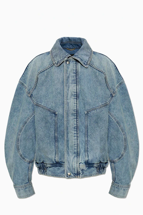 BLAU Jeansjacke mit Taschen