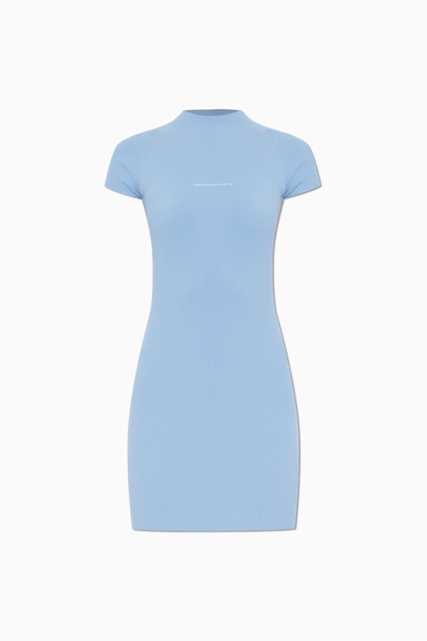 HELLBLAU Kleid mit Logo