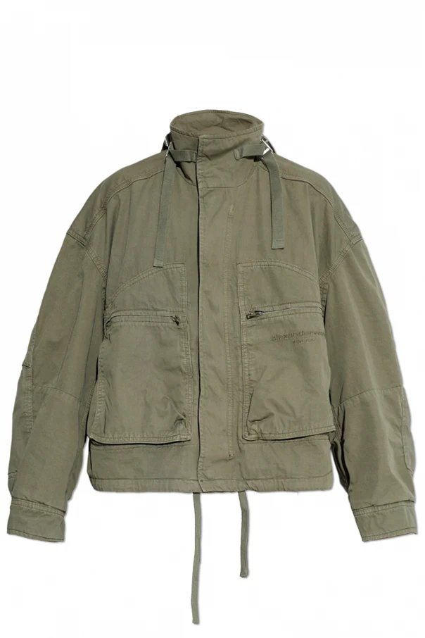 GREEN Jacket with logo