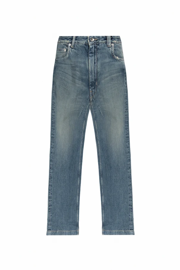 BLAU Jeans mit weitem Bein