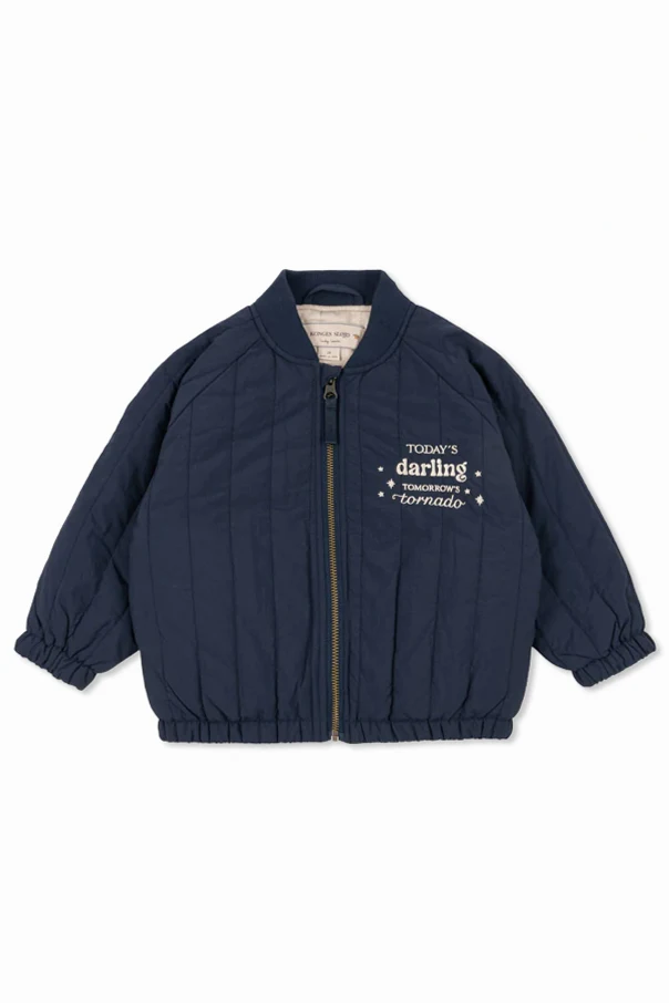 NAVY BLUE "Juno" bomber jacket