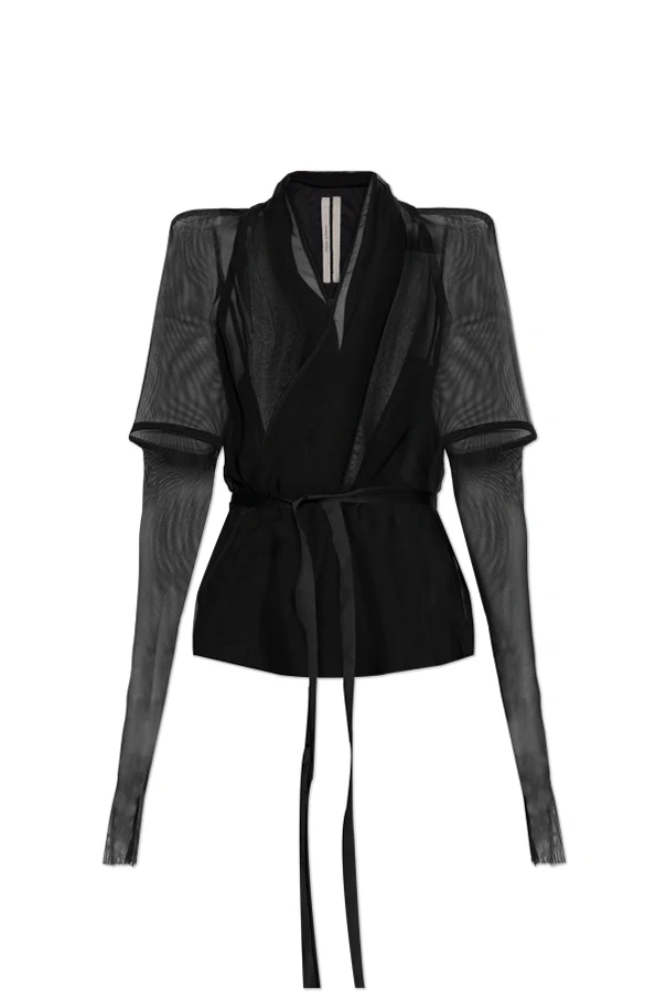 SCHWARZ Transparente Jacke