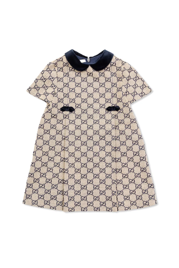 beige Dress with 'GG' pattern
