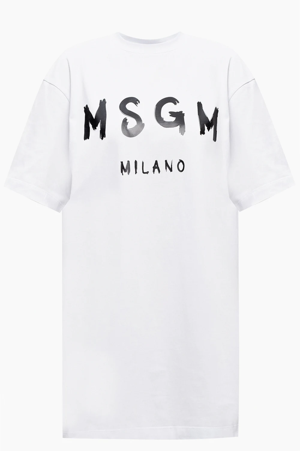 Długi t-shirt z logo