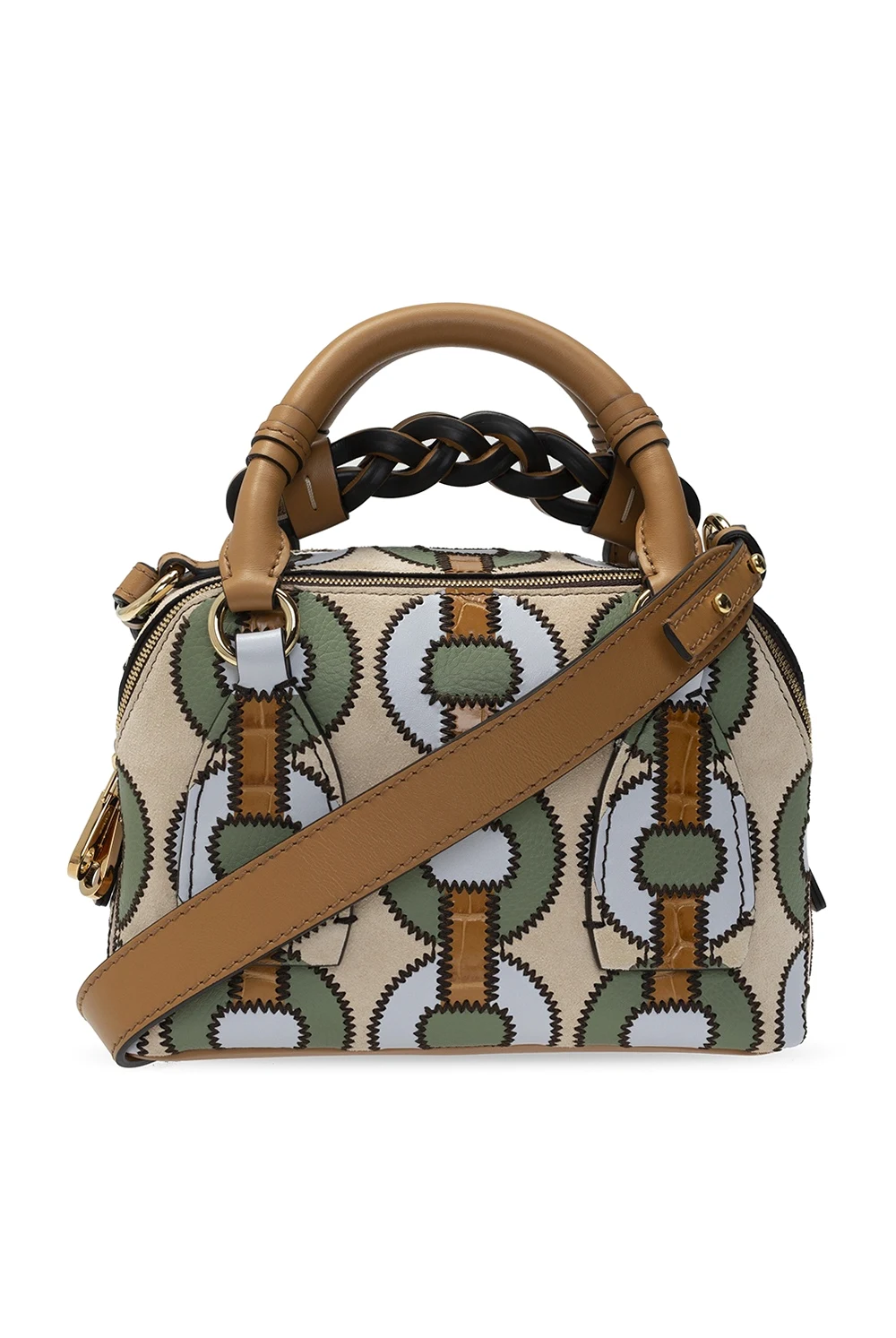 Shoulder bag with logo