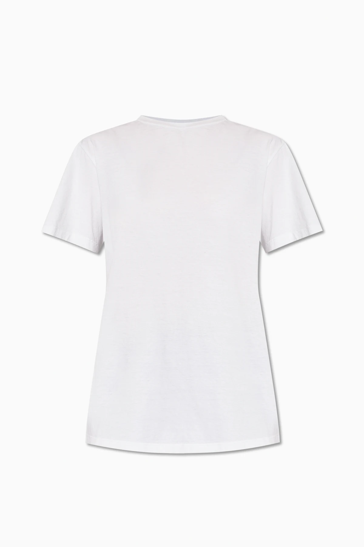 T-shirt z łączonych materiałów