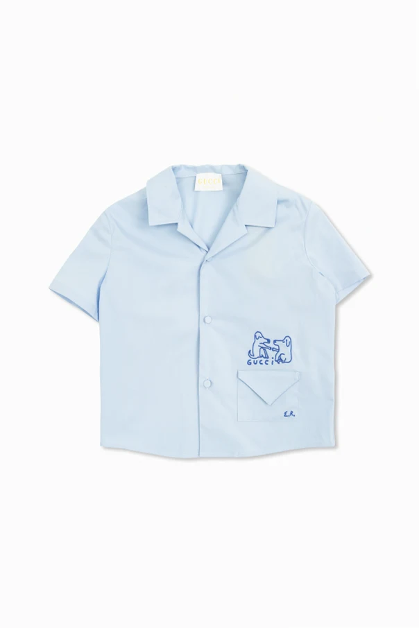 light blue Short-sleeve shirt