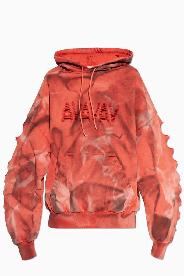 CZERWONY Bluza z efektem ‘Vintage’