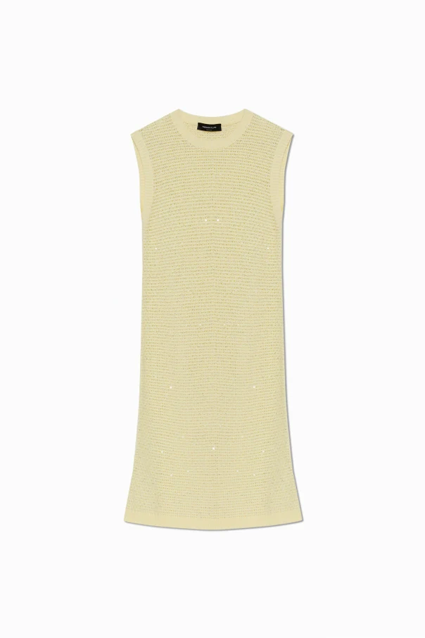 GELB Paillettenkleid