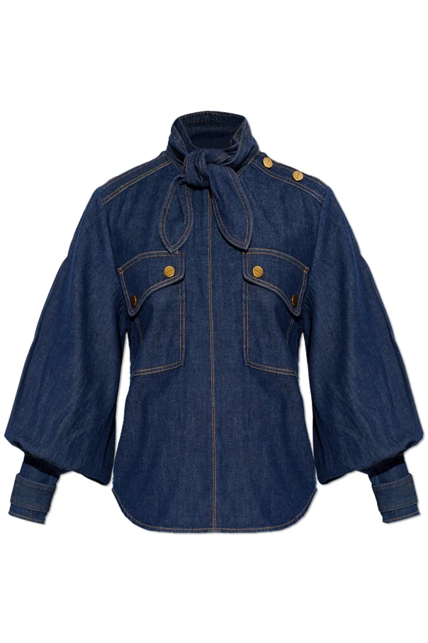 MARINEBLAU Jeans-Top