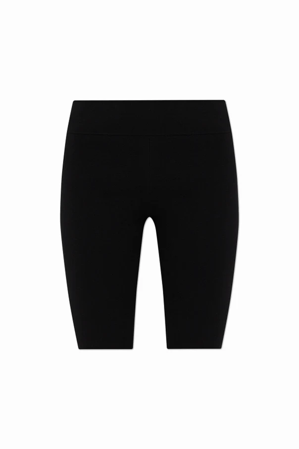 CZARNY Krótkie legginsy