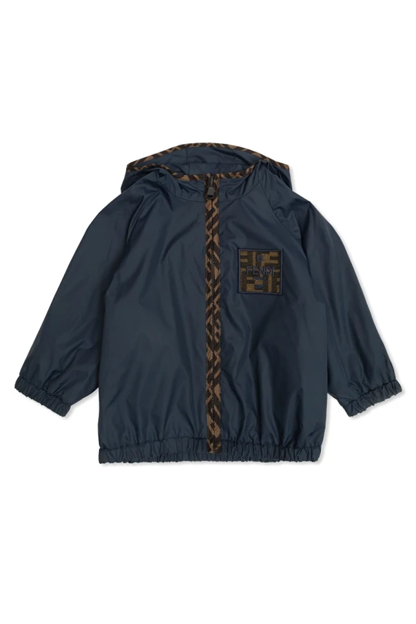 MARINEBLAU Jacke mit Logo