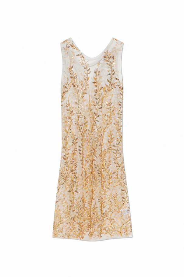 GOLD 'Barika' dress