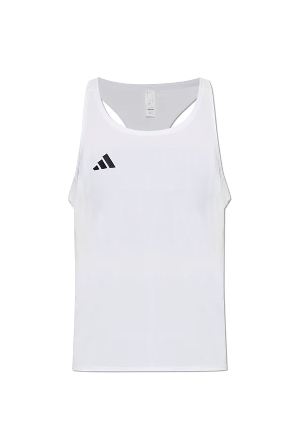 WEISS Top mit Trägern