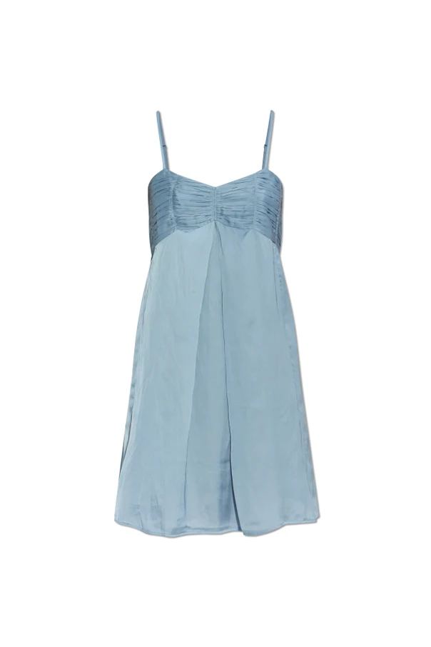NIEBIESKI Sukienka ‘Rippies Satin’