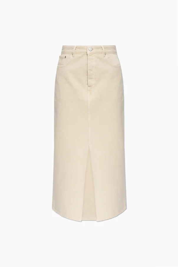 beige "Phoenix" denim skirt