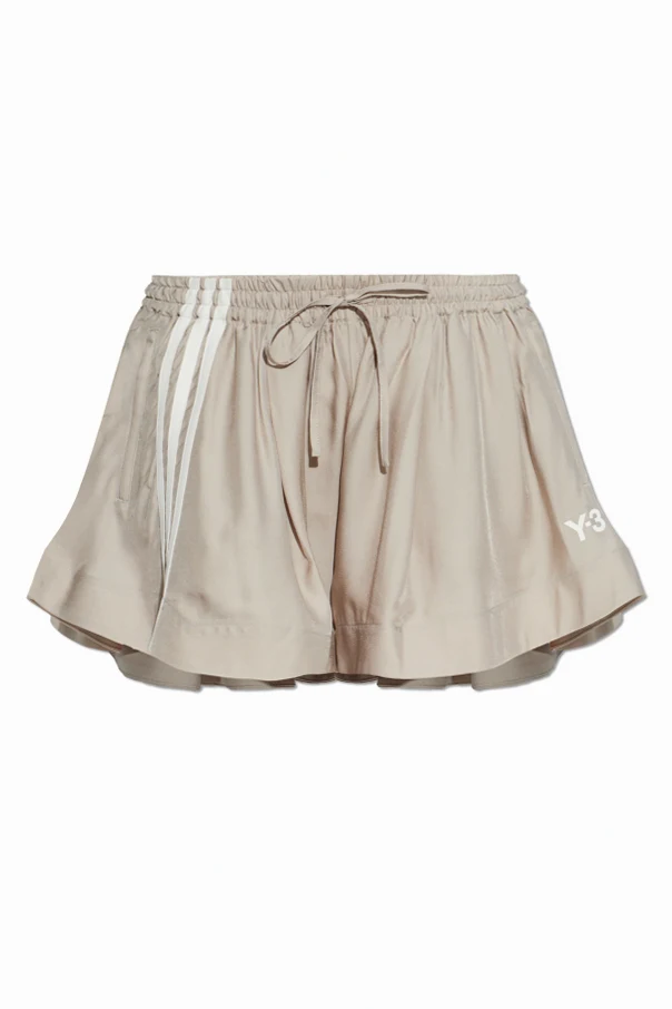 beige Shorts with logo