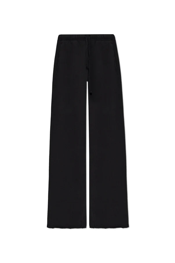 SCHWARZ Jogginghosen mit `Vintage`-Effekt