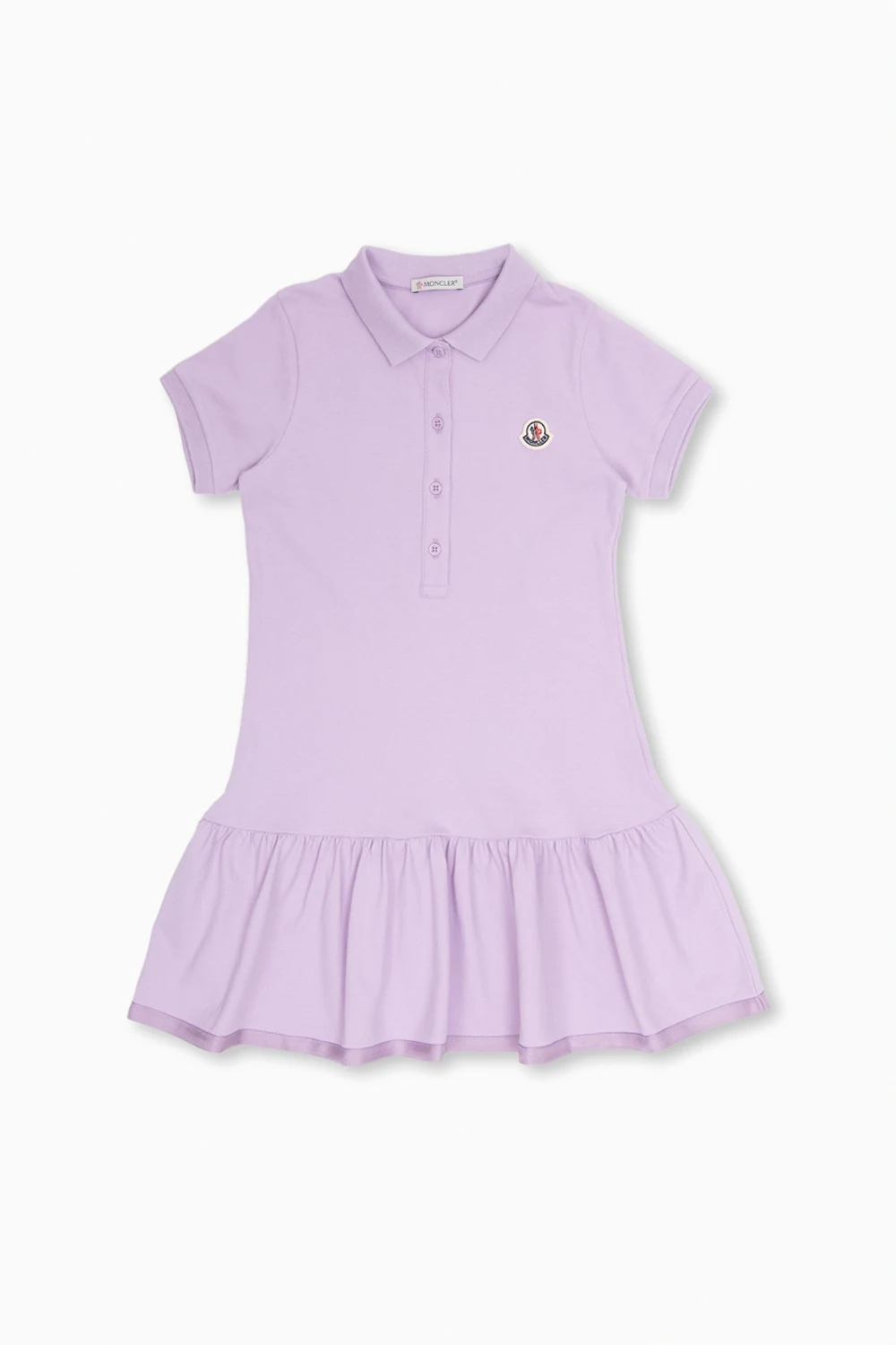 Dress with logo patch