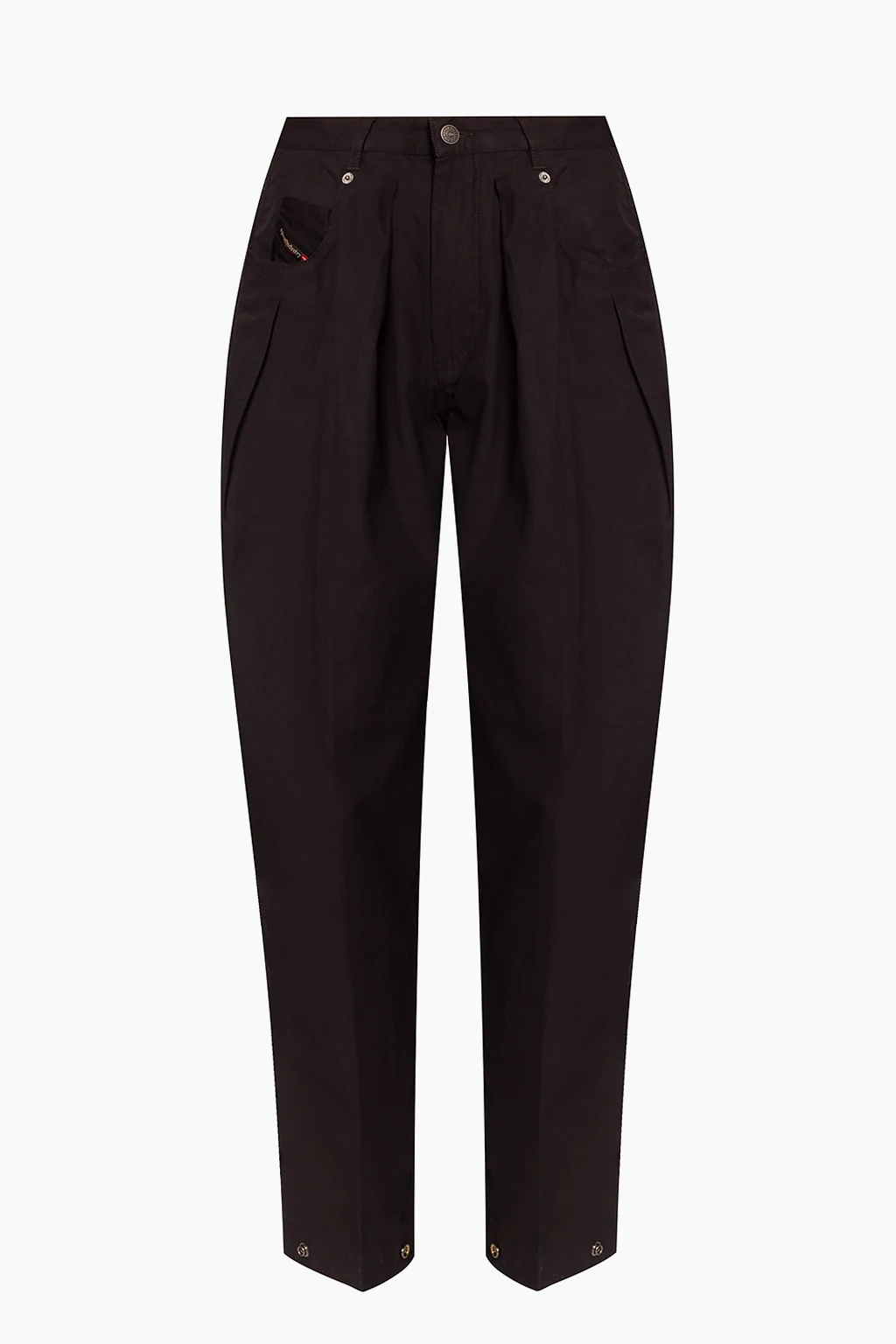High-waisted trousers
